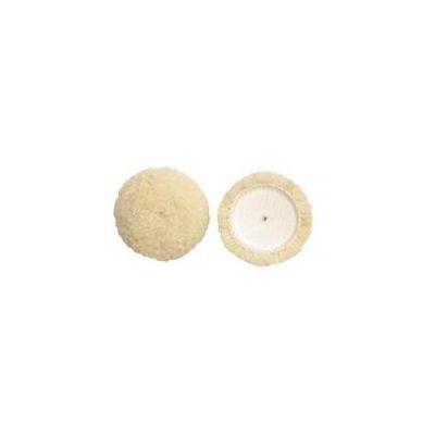 SMA57-135 image(0) - S.M. Arnold 57-135 Buffing Pad, 3-1/2 in Dia, 1/2 in THK, Loop Attachment, Wool Pad, White