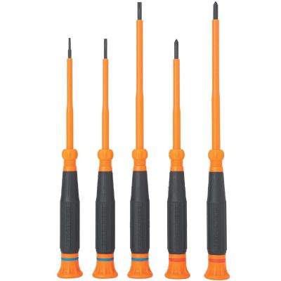 KLE85516 image(0) - Klein Tools Impact Rated Adjustable Length Multi-Bit Screwdriver Set, 2-Piece