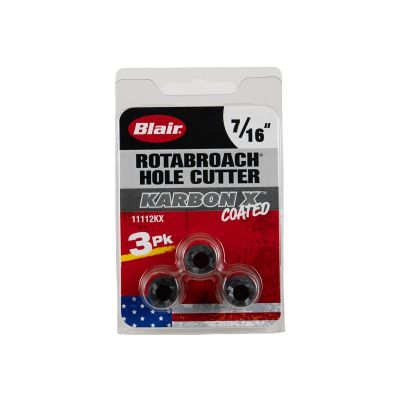BLR11112KX image(0) - Blair 7/16" Karbon X Rotabroach Cutters - 3PK (11112KX)