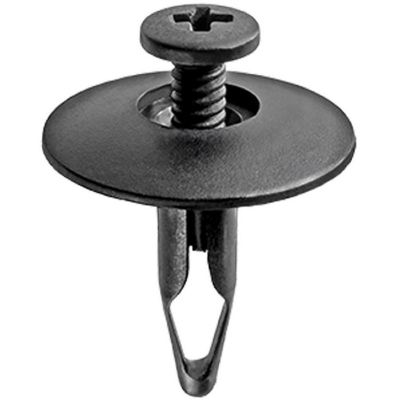 AVCAP14994 image(0) - AUVECO AP14994 Push-Type with Closed End Retainer, 1 in Dia Head x 7/8 in L Stem x 5/16 in Hole, Nylon, Black