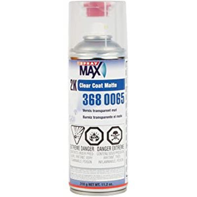 SMX3680065 image(0) - SprayMax 3680065 2K Clear Coat, 11.2 oz, Matte