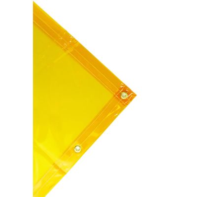 SRW37607 image(0) - Jackson Safety Transparent Welding Curtain - 6' x 4' - Weight (per sq. yd.) 13 oz - Thickness 0.014" - Gold - Amp Usage Low/Medium