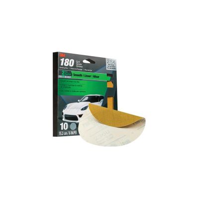 MMM31448 image(0) - 3M 31448 Sanding Disc, 6 in Dia, 180 Grit