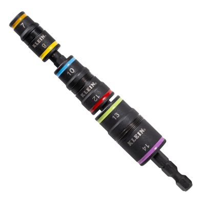 KLE32934M image(0) - Klein Tools 8-in-1 Metric Impact-Rated Flip Socket Set