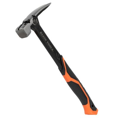 KLEH80918S image(0) - Klein Tools Smooth Face Steel Claw Hammer, 18-Ounce