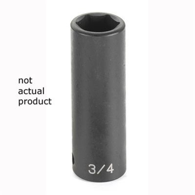 GRE2068D image(1) - Grey Pneumatic 1/2" Drive x 2-1/8" Deep Socket