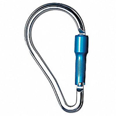 SRWV860135 image(0) - PeakWorks PeakWorks - Carabiner, Aluminium, 2" Gate Opening, 9-21/64" Length, Double Action Twist-Lock
