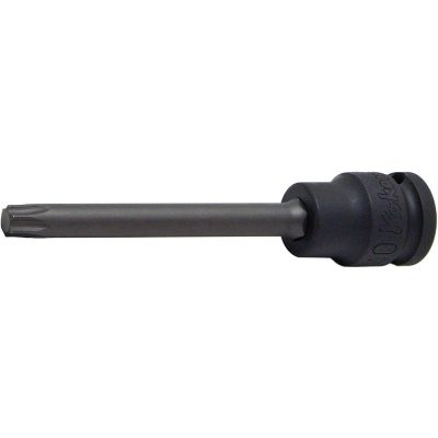 KKN13025-90-T45 image(0) - Ko-ken USA 13025.90-T45 3/8 Sq. Dr. Impact TORX T45 Bit Socket - Length 90mm