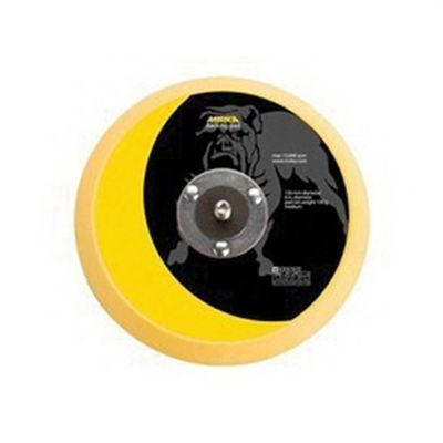 MRK106GG image(0) - Mirka Abrasives 106GG Grip Faced Back-Up Pad, 6 in Dia, Hook and Loop Attachment