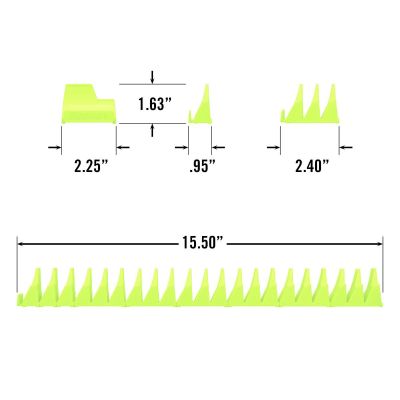 ERN5418 image(1) - Ernst Mfg. 40 Tool Modular Wrench Pro - HIVIZ
