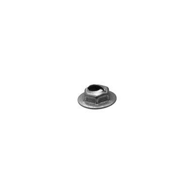 AVCAP3405 image(0) - AUVECO AP3405 Hex Washer Thread Cutting Nut, 1/4 in Stud x 7/16 in Across Flats, Zinc