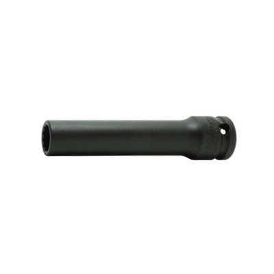KKN13306M-14 image(0) - Ko-ken USA 13306M-14 3/8 Sq. Dr. Socket 14mm 12 point Length 80mm Thin walled