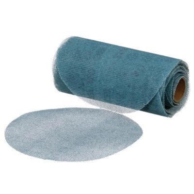 MMM36441 image(0) - 3M 36441 Blue Net Disc, 5 in Dia, 320 Grit, Aluminum Oxide Abrasive, Blue