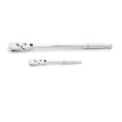 KDT81380 image(0) - GearWrench 2 Piece 1/4 Inch & 3/8 Inch Drive 120XP Locking Flex Head Ratchet Set