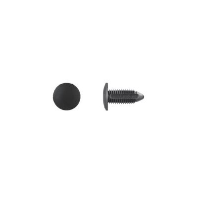 DCO5648MT image(0) - Disco Automotive Hardware 5648MT Bumper Fascia Retainer, 22 mm Dia Head x 30 mm L Stem x 25/64 in Hole, Nylon, Black