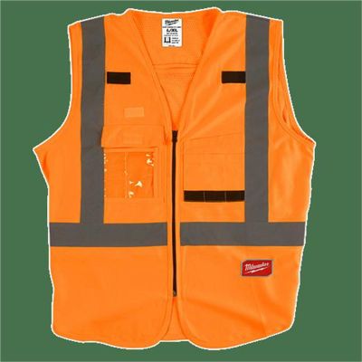 MLW48-73-5073 image(1) - Milwaukee Tool Hi Vis Org Sfty Vest-XXL/XXXL (CSA)