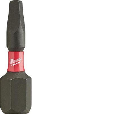 MLW48-32-4761 image(0) - Milwaukee Tool SHOCKWAVE Impact Square Recess #1 Insert Bits (Bulk 25)