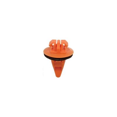 AVCAP20688 image(0) - AUVECO AP20688 Wheel Flare Molding Clip, 17 mm Dia Head x 17 mm L Stem, Nylon, Orange