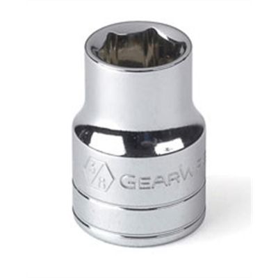KDT80111 image(0) - GearWrench 1/4 Inch Drive 6 Point Standard SAE Socket 3/8 Inch