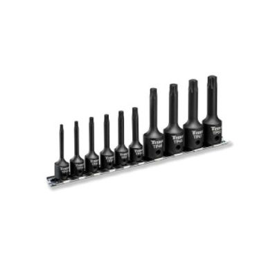 TIT49008 image(0) - TITAN 10 pc. Impact Torx Plus Bit Socket Set