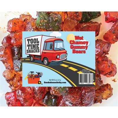 THS356965 image(0) - Tender Heifer Snack Co. Wet Chamoy Gummy Bears Mexican Candy - 8 Ounce