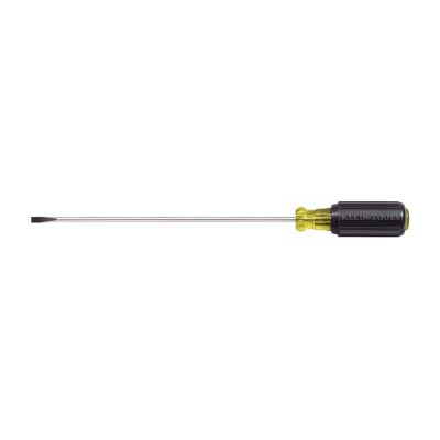 KLE6016 image(0) - Klein Tools 3/16-Inch Cabinet Screwdriver, 6-Inch Round Shank