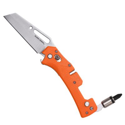 KLE44056D image(0) - Klein Tools Electrician's Pocket Knife with Driver