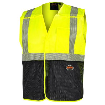 SRWV1029960U-3XL image(0) - Surewerx Breakaway Safety Vest - Color: Hi-Vis Yellow - ANSI/ISEA 107-2020 Class 2 Type R - Size: 3XL
