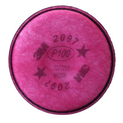 MMM7184 image(1) - 3M P100 FILTER FOR HALF FACEPIECE RESPIRATOR 2/PK