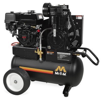 MTMAM2-PH09-20M image(0) - Mi-T-M 20-Gallon Two Stage Gasoline Air Compressor - AM2-PH09-20M