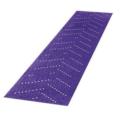 MMM35511 image(0) - 3M Cubitron II 35511 737U Series Multi-Hole Dust Free File Sheet, 95 mm W x 177 mm L, 80+ Grit