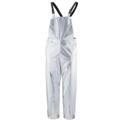 OBRHR-PB-BIB-S image(0) - Oberon Bib Overalls - Heat Reflective Aluminized PBI Kevlar - Size: Small