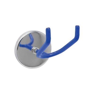 AES165 image(0) - AES Industries 165 Magnetic Single Spray Gun Holder, 6 lb, Vinyl-Coated Prongs, Vertical Metal Surface-Mount