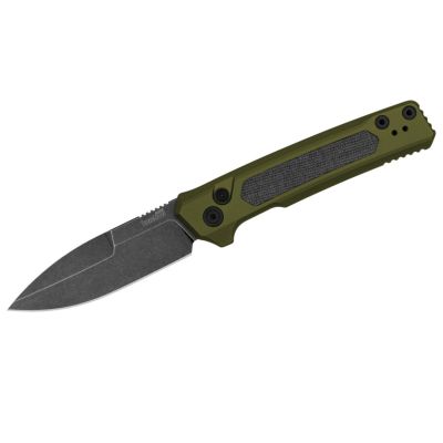 KER7205 image(0) - Kershaw Launch 22 Automatic Push-Button Lock Spear Point Blade EDC Folding Knife - OD Green - $1000 Min Vendor Direct Auto Knives Only. Cannot Ship to CA, CT, DE, MN, VT. Contact Sales Rep.