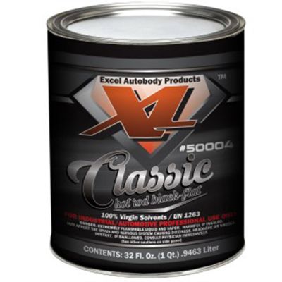 XLB50004 image(0) - Excel Auto Body Products HOTROD BLACK FLAT QT