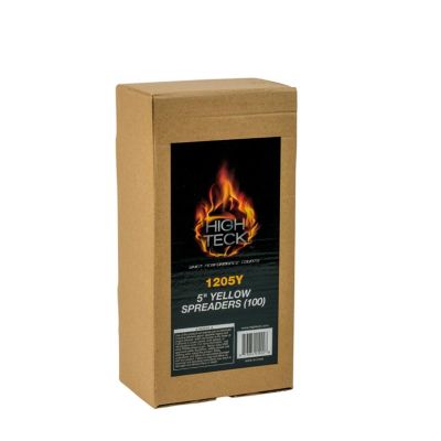 HIT1205Y image(0) - High Teck Products 1205Y Spreader, 5 in W, Plastic, Yellow, Tapered Edge