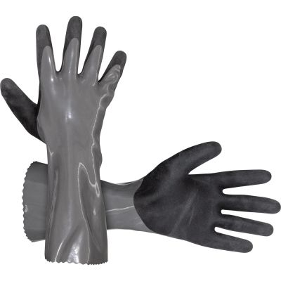 SAS6701701 image(0) - SAS Safety Chem Defender PVC Chemical Resistant Gloves - S/M