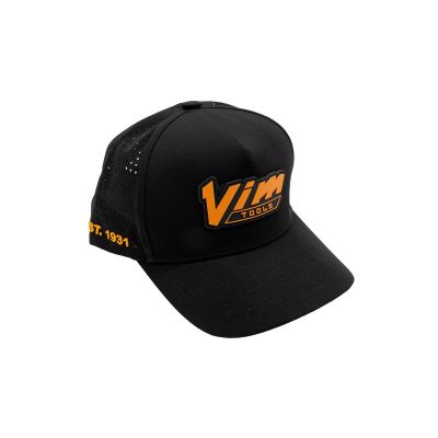 VIMPVC1931-BK image(0) - VIM Tools PVC Vintage Orange  VIM Logo & 1931 - Black Hat