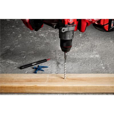 MLW48-20-8876 image(1) - Milwaukee Tool 3/16 Inch x 4 Inch x 6 Inch SHOCKWAVE Impact Duty Carbide Multi-Material Drill Bit for Concrete Screws