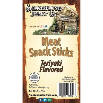 THS369736 image(0) - Tender Heifer Snack Co. Teriyaki Flavored Meat Snack Sticks - 3.5 Ounce