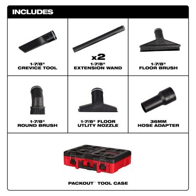 MLW49-90-1970 image(1) - Milwaukee Tool PACKOUT&trade; Cleaning Accessory Kit