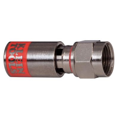 KLEVDV812615 image(0) - Klein Tools Universal F Compression Connectors RG59 10-Pack