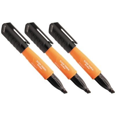 KLE86101 image(0) - Klein Tools Skribes&trade; Fine Tip Permanent Marker, Black, 1-Pack
