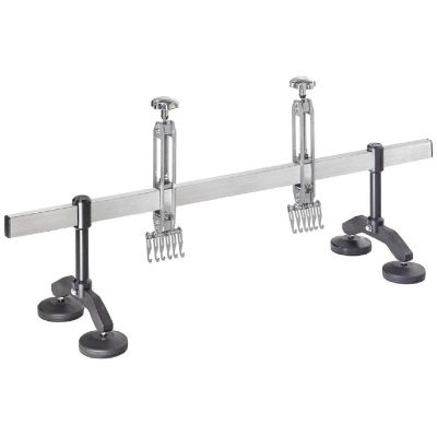 HSA1093 image(0) - H&S AutoShot UNI-1093 Bridge Puller 47-inch Aluminum Bar, Dual 6-Finger Claw Hand Wheel Adjust with Swivel Feet