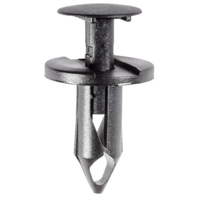 AVCAP17216 image(0) - AUVECO AP17216 Push-Type with Closed End Air Baffle to Under Carriage Retainer, 20 mm Dia Head, Nylon, Black