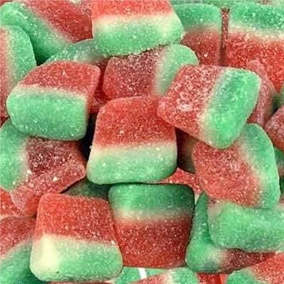 THS190479 image(0) - Tender Heifer Snack Co. Watermelon Slices Fruit Shaped Gummies Candy - 10 Ounce