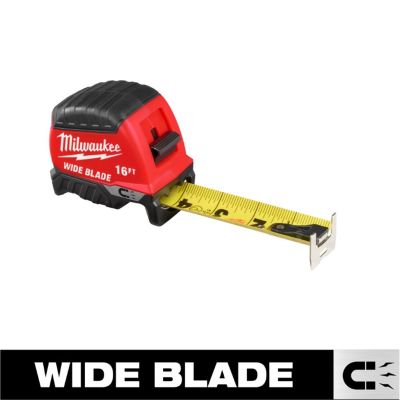 MLW48-22-1216M image(0) - Milwaukee Tool 16ft Wide Blade Magnetic Tape Measure
