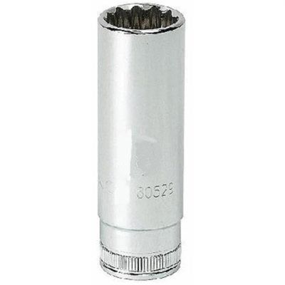 KDT80237 image(0) - GearWrench 1/4 Inch Drive 12 Point Deep Metric Socket 10mm