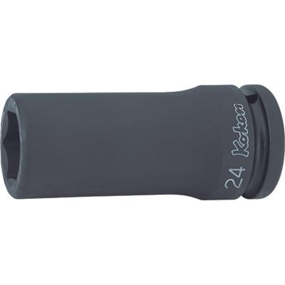 KKN16300M-27 image(0) - Ko-ken USA 16300M-27 3/4 Sq. Dr. Socket 27mm 6 point Length 100mm
