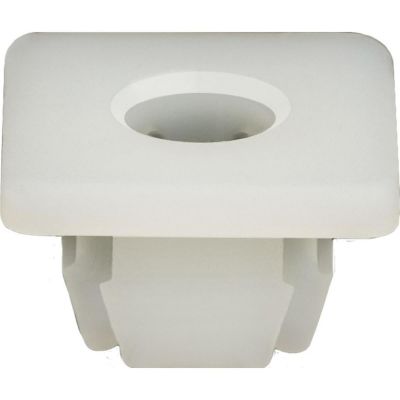 AVC11719 image(0) - AUVECO 11719 Square Head License Plate Nut, 1/4 in Screw x 0.415 in W x 0.37 in OAL, Nylon